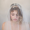 subtle lift veil, bridal veil, wedding veil, vintage inspired, twigs and honey