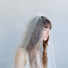 2 piece wedding veil, bridal veil, blusher veil, wedding accessory, vintage inspired, twigs and honey