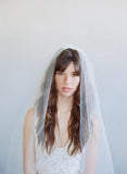 2 piece wedding veil, bridal veil, blusher veil, wedding accessory, vintage inspired, twigs and honey