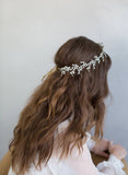 Dramatic crystal burst headpiece - Style #798