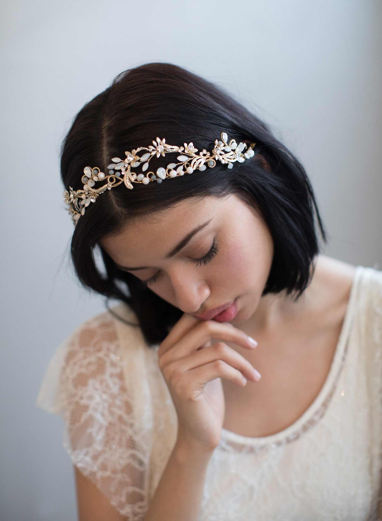 Mermaid's blushing tiara - Style #800 | Twigs & Honey ®, LLC
