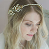 Art deco crystal flare headband - Style #801