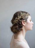 Art deco crystal flare headband - Style #801