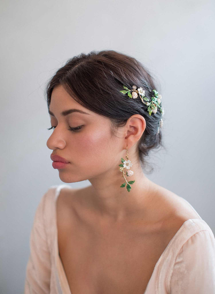 Strawberry vine earrings - Style #820