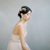 Dramatic floral garden headpiece - Style #827