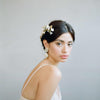 Dramatic floral garden headpiece - Style #827