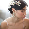 Dramatic floral garden headpiece - Style #827