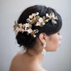 Dramatic floral garden headpiece - Style #827