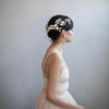 Dramatic floral garden headpiece - Style #827