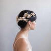 Dramatic floral garden headpiece - Style #827