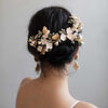 Dramatic floral garden headpiece - Style #827