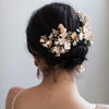 Dramatic floral garden headpiece - Style #827