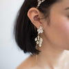 Crystal feather earrings - Style #836