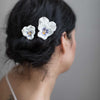 Pansy hair comb set of 2 - Style #847