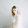 Cascading french lace train veil - Style #853