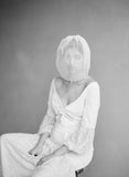Scallop french lace birdcage veil - Style #854