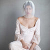 Scallop french lace birdcage veil - Style #854