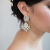 opal crystal burst drop bridal earrings by twigs and honey