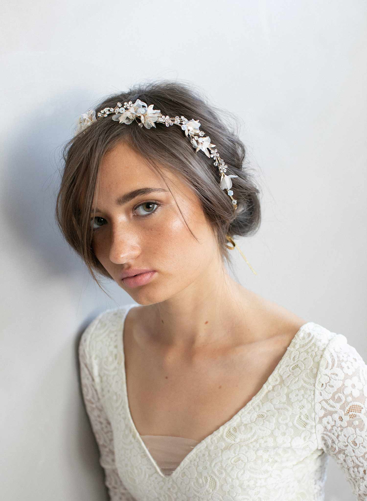 Twigs & Honey Sparkly Bridal Headband - Regal Crystal Bridal Headband - Style #2174