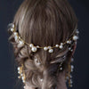 Pearl and opal constellation headpiece - Style #9004