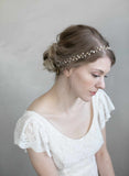 hair vine, crystal hair vine, crystals, twigs and honey, bridal hair accessory, wedding headband, wedding hair vine