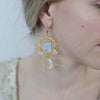 Goddess chandelier earrings - Style #9025