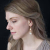Classic pear crystal drop earrings - Style #9030