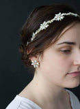 Regal opal starburst earrings - Style #9032