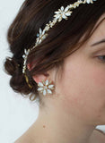Regal opal starburst earrings - Style #9032