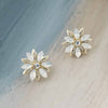 Regal opal starburst earrings - Style #9032