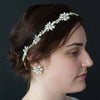 Regal opal starburst earrings - Style #9032