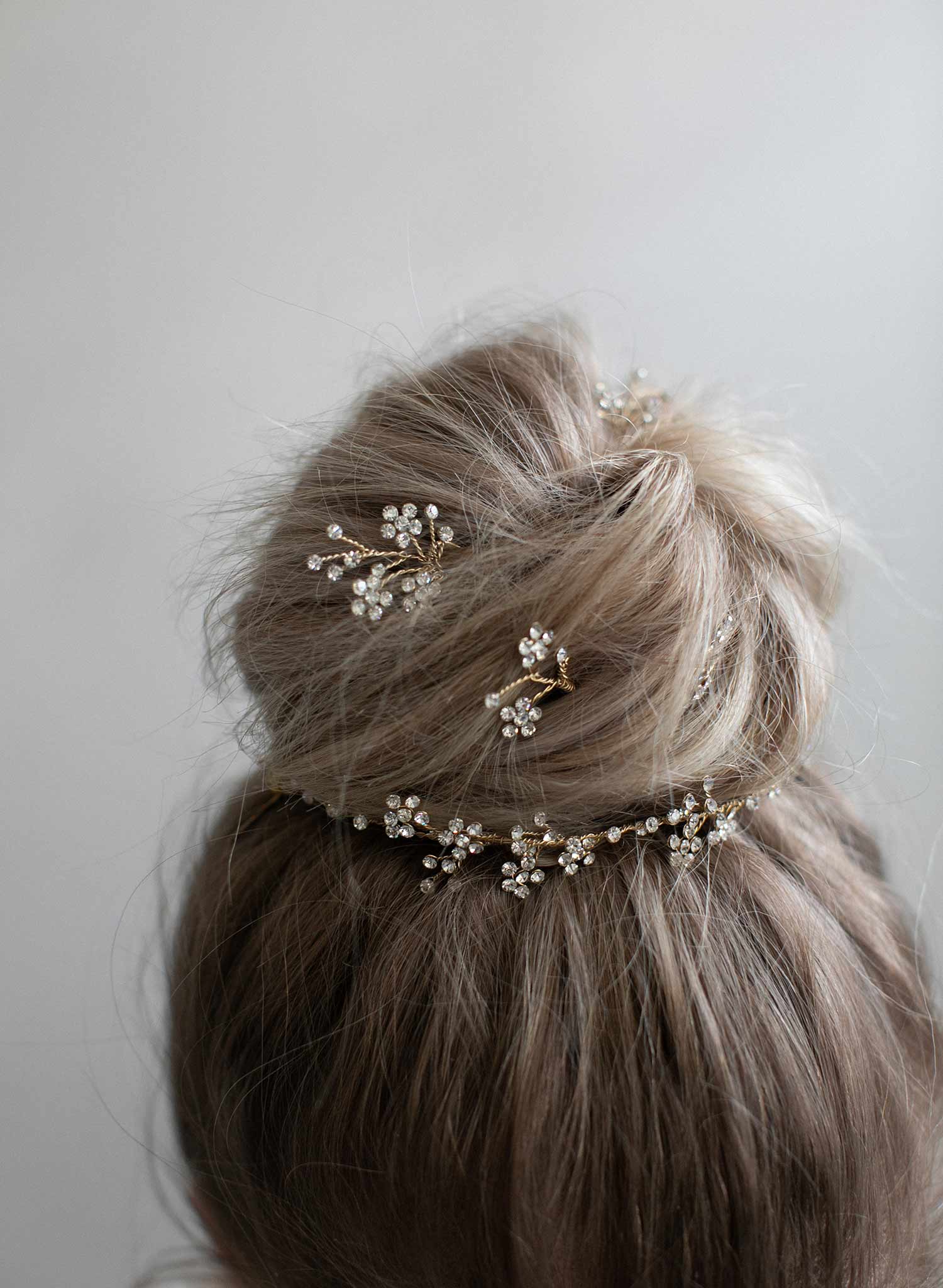 bridal hair pins, hair pin set, floral hair pins, crystal flower pins, bridal hair accessories, wedding accessories, twigs and honey, crystals