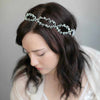 Rhinestone blossom infinity hair vine - Style #905