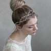 hair vine, bridal hair vine, headband, bridal headpiece, twigs and honey, crystal hair vine, bridal hair accessory