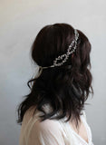 hair vine, bridal hair vine, headband, bridal headpiece, twigs and honey, crystal hair vine, bridal hair accessory