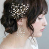 Rhinestone spray earrings - Style #906