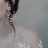 bridal earrings, earrings, bridal jewelry, jewelry, rhinestone earrings, crystal earrings, rhinestones, twigs and honey