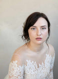 bridal earrings, earrings, bridal jewelry, jewelry, rhinestone earrings, crystal earrings, rhinestones, twigs and honey