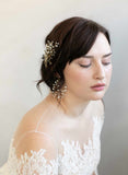 bridal earrings, earrings, bridal jewelry, jewelry, rhinestone earrings, crystal earrings, rhinestones, twigs and honey