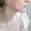 bridal earrings, earrings, bridal jewelry, jewelry accessories, blush earrings, twigs and honey