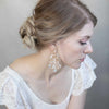 bridal earrings, earrings, bridal jewelry, jewelry accessories, blush earrings, twigs and honey