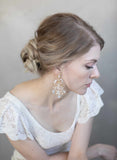 bridal earrings, earrings, bridal jewelry, jewelry accessories, blush earrings, twigs and honey