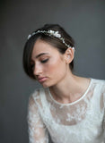 bridal hair vine, extra long hair vine, floral hair vine, bridal hair accessory, wedding hair, twigs and honey