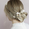 bridal hair vine, extra long hair vine, floral hair vine, bridal hair accessory, wedding hair, twigs and honey