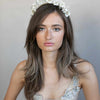 tiara, bridal tiara, floral tiara, bridal crown, crown, floral crown, twigs and honey, bridal headpiece