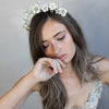 tiara, bridal tiara, floral tiara, bridal crown, crown, floral crown, twigs and honey, bridal headpiece