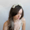 tiara, bridal tiara, floral tiara, bridal crown, crown, floral crown, twigs and honey, bridal headpiece