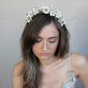 tiara, bridal tiara, floral tiara, bridal crown, crown, floral crown, twigs and honey, bridal headpiece