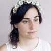 tiara, bridal tiara, floral tiara, bridal crown, crown, floral crown, twigs and honey, bridal headpiece