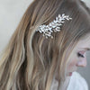 wing hair clip, bridal hair clip, crystal hair clip, crystals, bridal hair accessory, twigs and honey